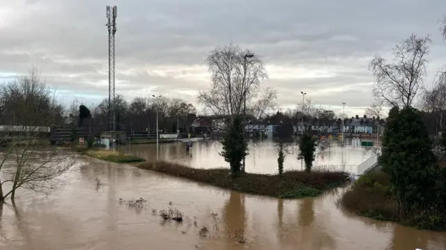 Flooding in Stafford