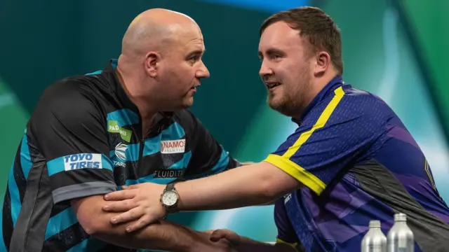 Rob Cross and Luke Littler