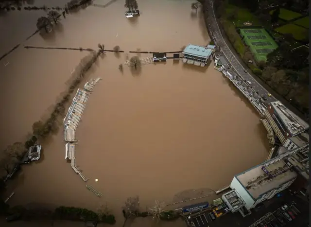 New Road Cricket Ground yesterday