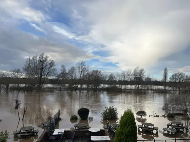 Flooding in Worcester