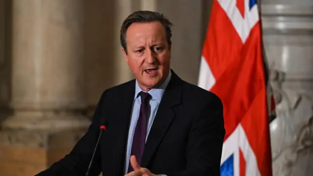 UK Foreign Secretary David Cameron