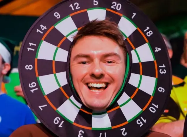 A darts fan