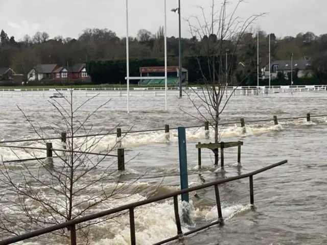 Flooded pitches