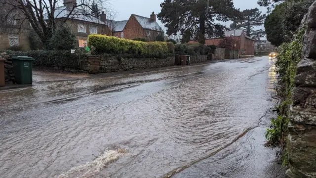 Water on road