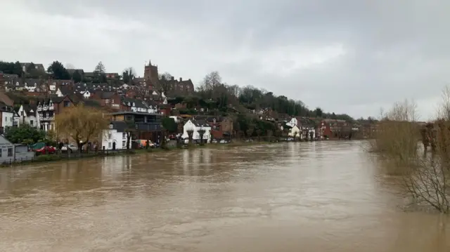 Flooding in Bridgnorth