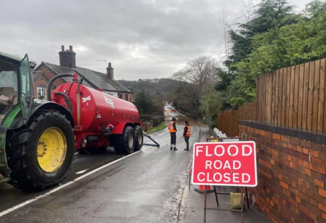 Flooding Madeley