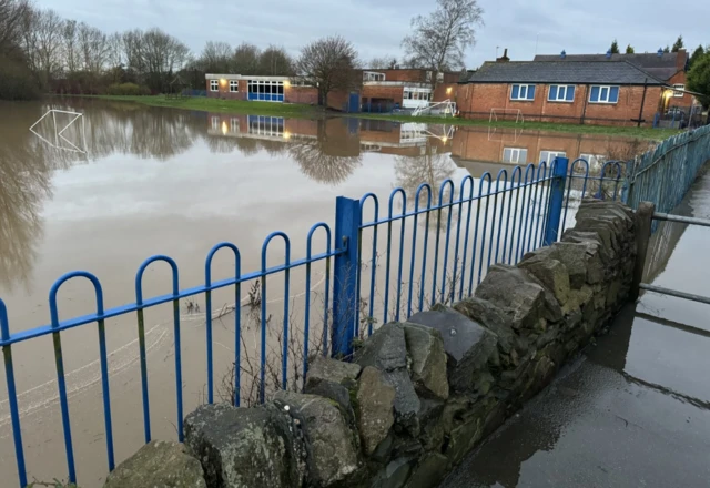 Flooding in Anstey, Leicester