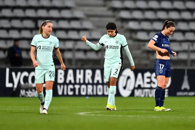 Mia Fishel of Chelsea celebrates after scoring her team's second goal