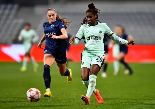 Kadeisha Buchanan of Chelsea passes the ball