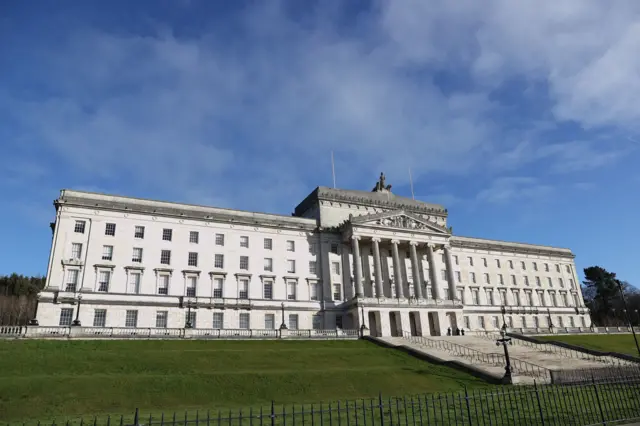 Stormont Buildings in the sunshine