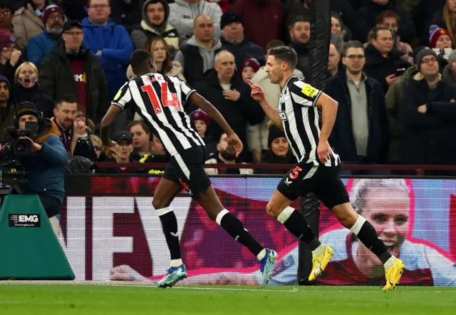 Fabian Schar celebrates