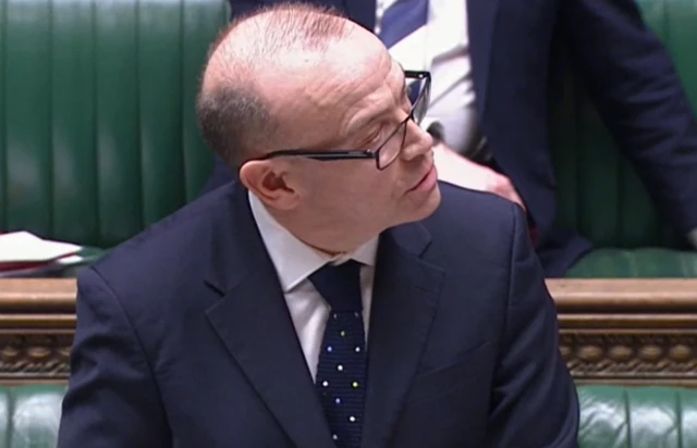 Chris Heaton-Harris, speaking in the Commons this afternoon