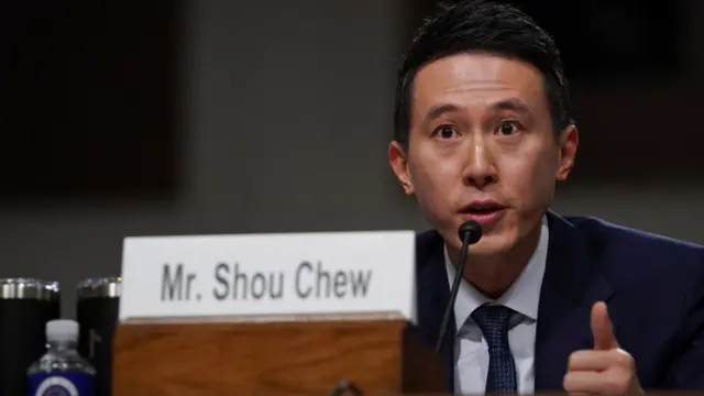 Chew speaks in the hearing