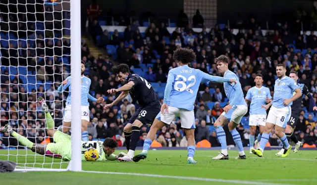 Ameen Al-Dakhil of Burnley scores