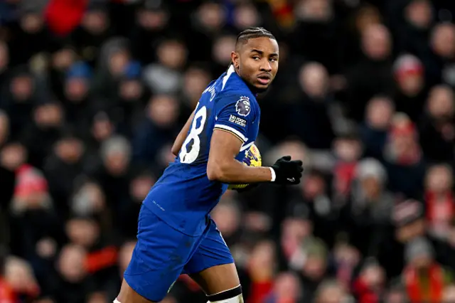 Christopher Nkunku of Chelsea celebrates