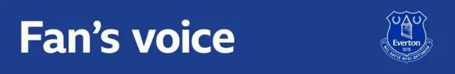 Everton fans' voice banner.
