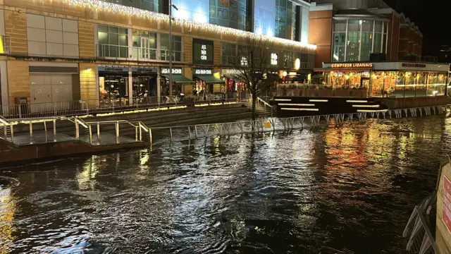 Flooding at the Oracle in Reading