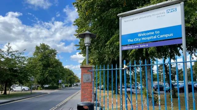 City Hospital in Nottingham