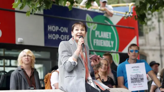 Caroline Lucas, MP for the Green Party