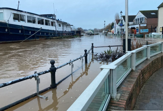 Flooding in Upton