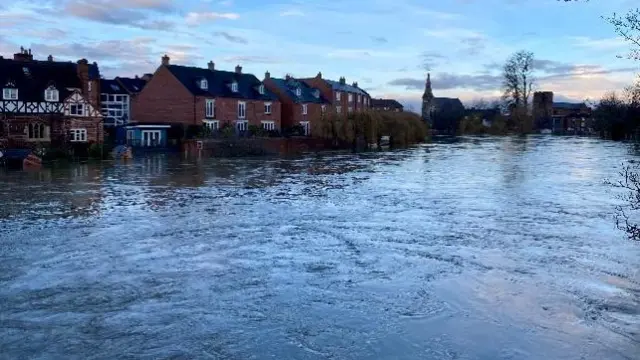 Flooding in Shrewsbury