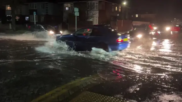 Road flooding