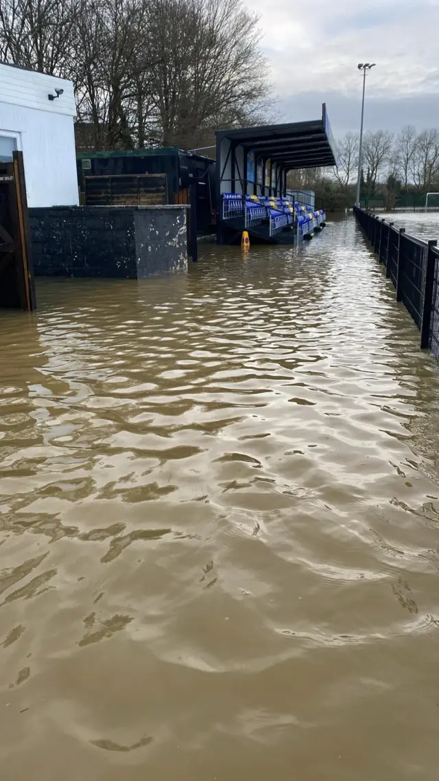 Flooding Aylesbury Vale Dynamos FC