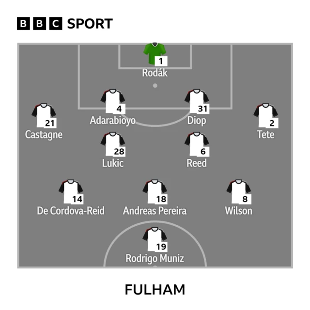 Fulham XI to play Rotherham in FA Cup