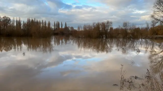 The River Severn in Gloucester by the docks