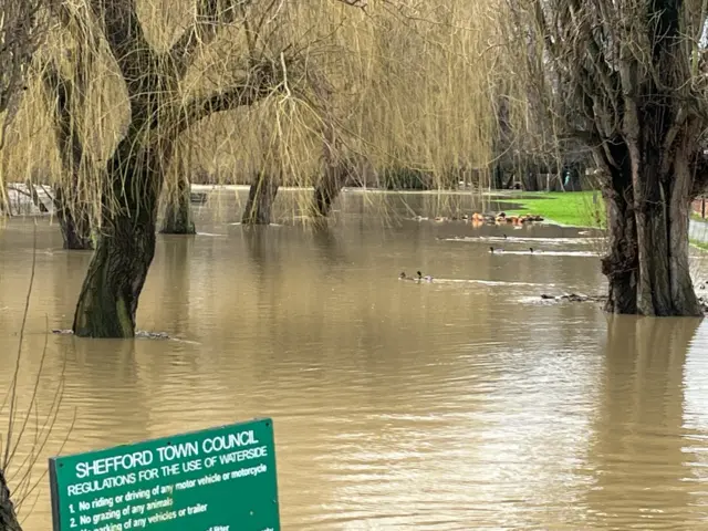 Flooding in Shefford