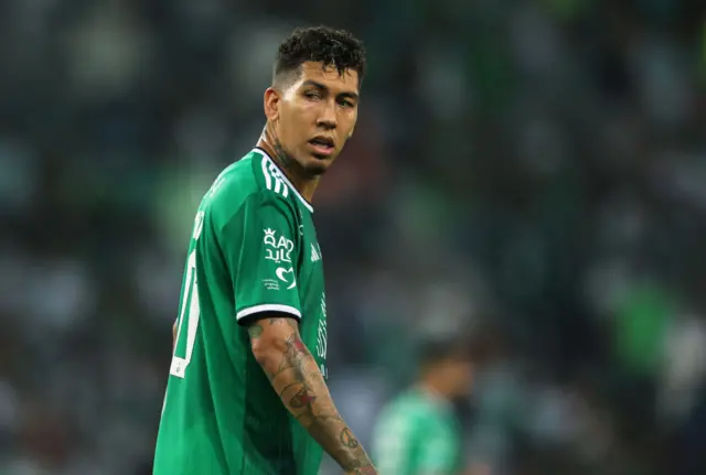 Roberto Firmino in action for Al Ahli.