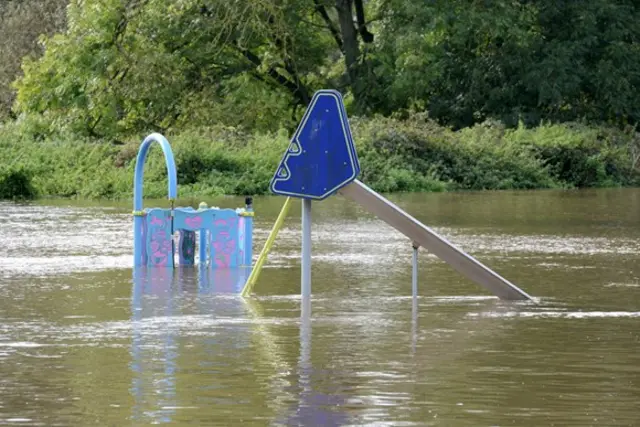 Flooded play area