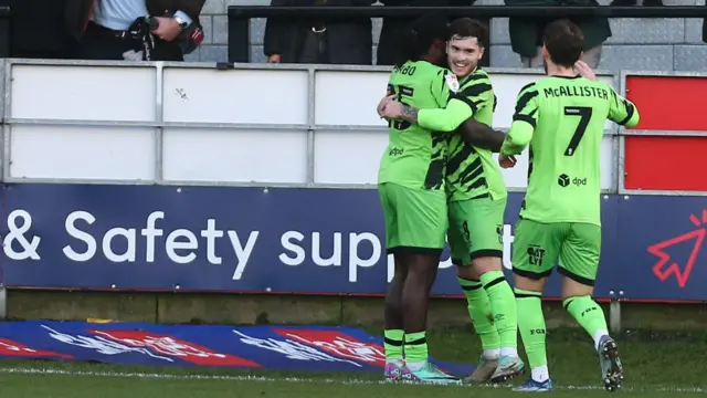 Forest Green score against Salford