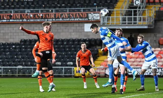 Kai Fotheringham scores for Dundee United against Morton