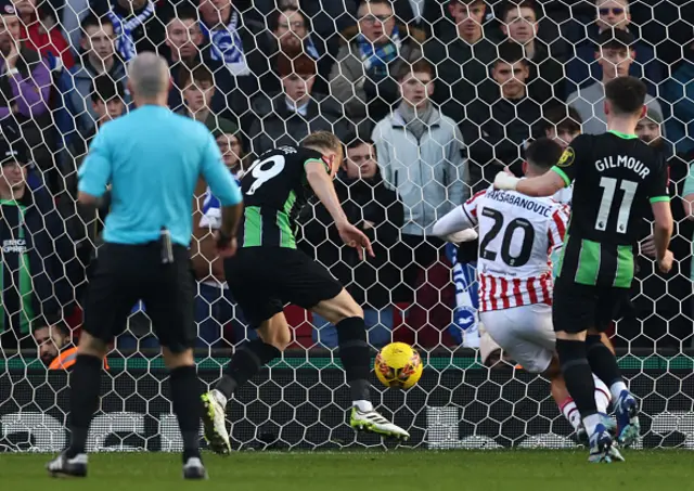 Jan Paul van Hecke scores an own goal