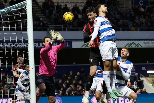 Kieffer Moore heads home their second goal