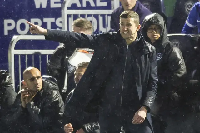 Portsmouth manager John Mousinho