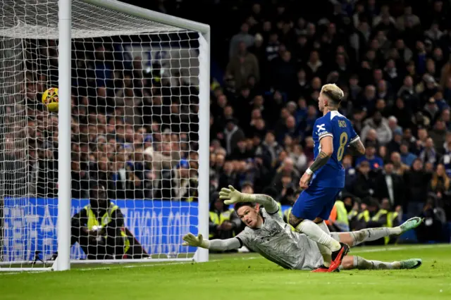 Enzo Fernandez scores for Chelsea