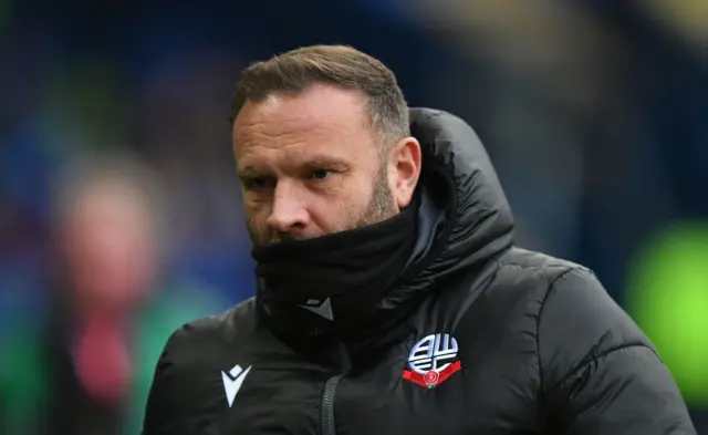 Bolton Wanderers's Manager Ian Evatt