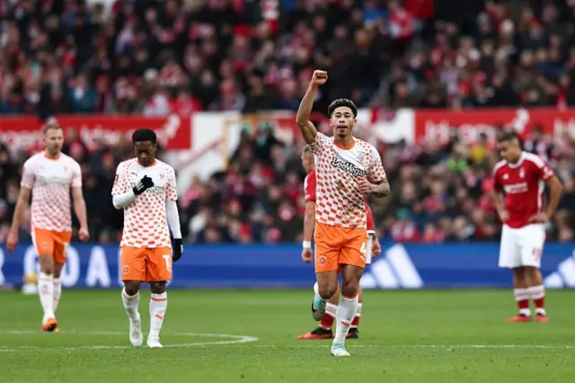 Jordan Lawrence-Gabriel celebrates after scoring