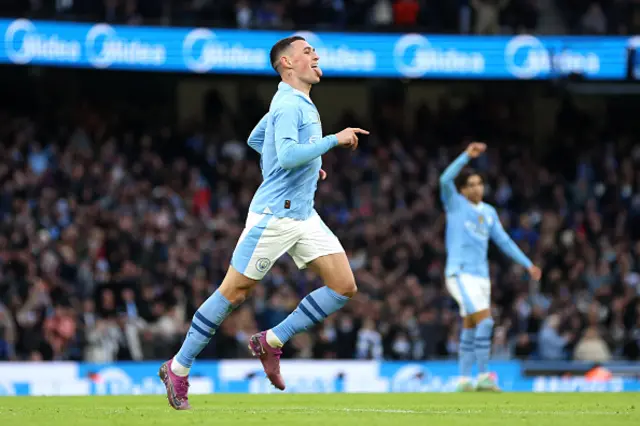 Phil Foden of Manchester City celebrates