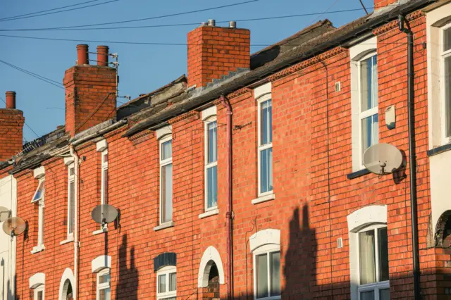 A row of terraced houses