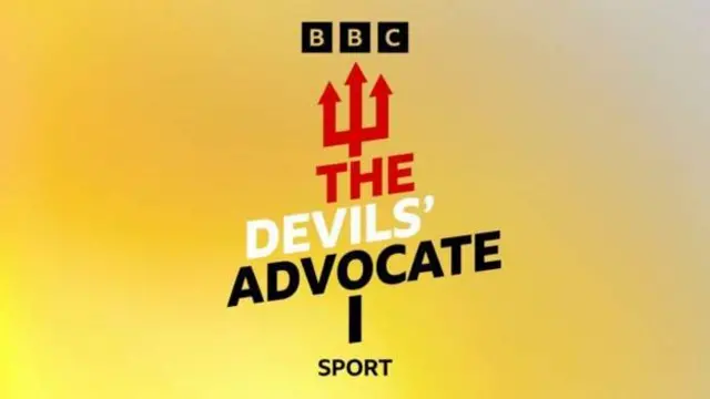 A graphic for the BBC's The Devlis' Advocate podcast