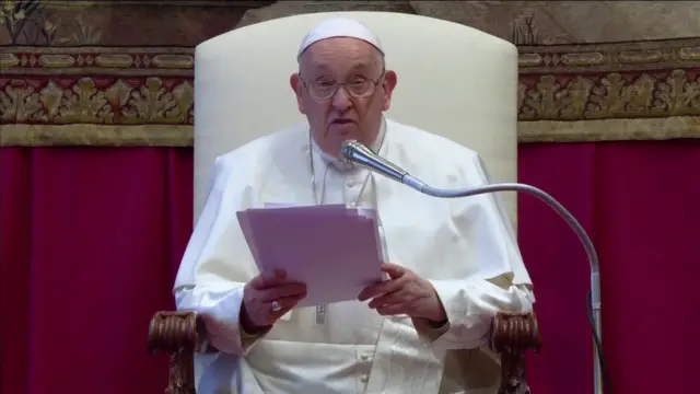 Pope Francis address diplomatic corps