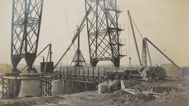 The Newport Transporter Bridge was opened in 1906