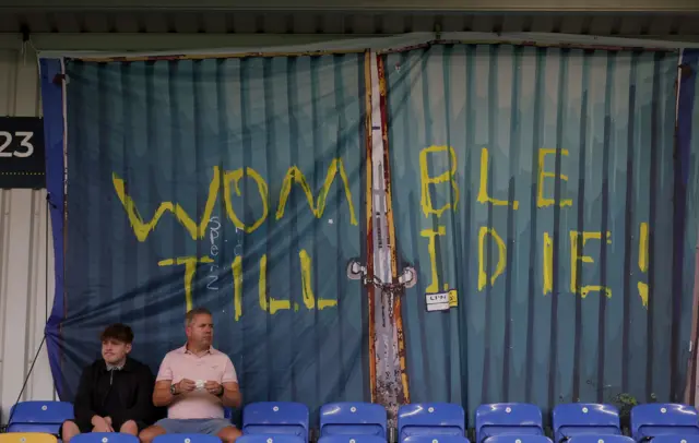 Fan sign at PLough Lane