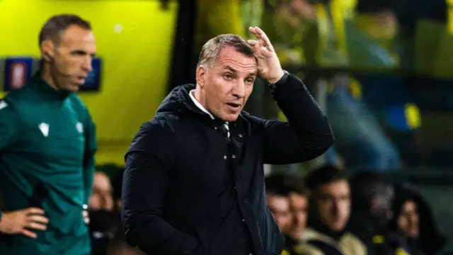 DORTMUND, GERMANY - OCTOBER 01: Celtic Manager Brendan Rodgers during a UEFA Champions League matchday two League Phase match between Borussia Dortmund and Celtic at the Signal Iduna Park, on October 01, 2024, in Dortmund, Germany. (Photo by Craig Williamson / SNS Group)