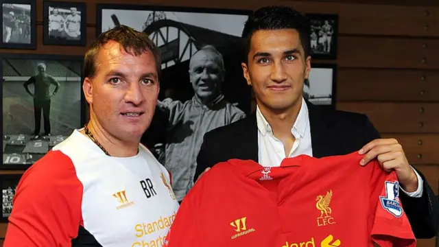 Brendan Rodgers and Nuri Sahin