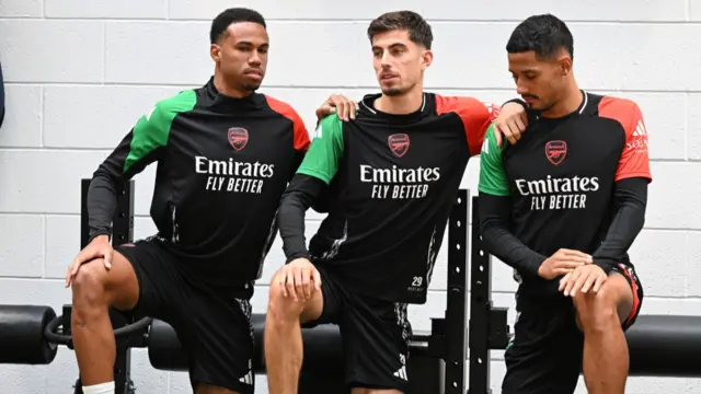 Arsenal preparing for PSG clash