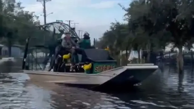 One of the vehicles used in the rescue